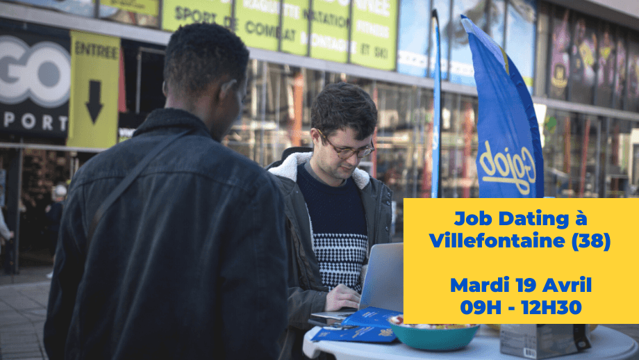 Gojob recrute au forum de l'emploi de Villefontaine le 19 avril prochain